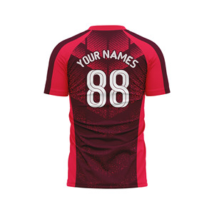 เสื้อยืดกีฬาพิมพ์ลายตามสั่ง ผ้าสแปนเด็กซ์/โพลีเอสเตอร์ไร้ตะเข็บ ลายทาง ฟุตบอล เทนนิส พิคเคิลบอล ซับเหงื่อ ระบายอากาศได้ดี - Product Image 6