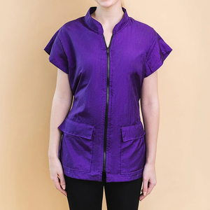เสื้อกาวน์สำหรับช่างตัดผม คุณภาพส่งออก ผ้าคุณภาพสูง ขายส่ง รับทำโลโก้ สีสันโดดเด่น ชุดสำหรับมืออาชีพ - Product Image 3