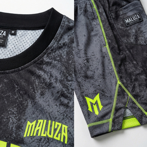 Ensemble de maillots de basket-ball d'été grande taille MALUZA Industries Premium, séchage rapide, uniforme de sport, streetwear, shorts d'entraînement - Product Image 5