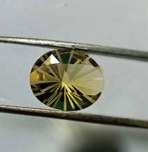 Pierre précieuse naturelle en citrine, coupe ovale fantaisie, pierre lâche de haute qualité pour la fabrication de bijoux, conception de pendentif et de bague - Product Image 2