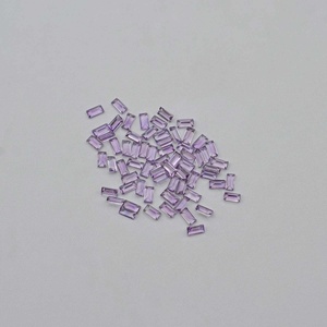 2,5x5mm Natural Rosa amatista Baguette corte piedra preciosa facetada para joyería Rosa De Francia piedra amatista de fabricante verificado - Product Image 3