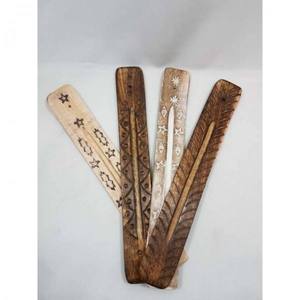 Porta Incienso de Madera Tallada Natural de Alta Calidad para el Hogar, Templos, Aromaterapia, el Más Vendido - Product Image 3