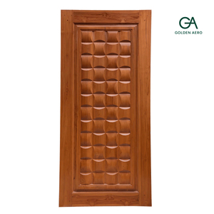 Puerta Decorativa Interior de Madera Maciza Contemporánea Tallada para Proyectos del Hogar OEM y ODM GA-17S - Product Image 3