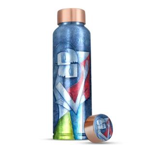 Botella de Agua de Cobre de Alta Calidad con Diseños Personalizados, Recubrimiento de Esmalte, Grado Alimenticio, Ecológica, Idea de Regalo Corporativo, Gran Venta - Product Image 2