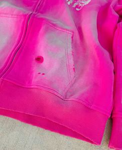 Sweat à capuche rose Dwinnebeng unisexe, décontracté, en polaire 100% coton, avec logo imprimé sur le devant, style hiver, imperméable et respirant - Product Image 5
