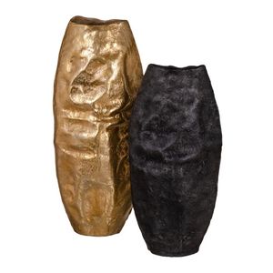 Venta al por Mayor de Floreros Altos Modernos de Aluminio, Diseño Único Dorado Martillado de Lujo para Hogar, Oficina y Hotel - Product Image 6