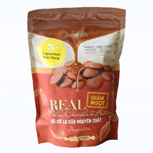 Cocoa Pure <b>Chocolate</b> Confectionery Bakery Biscuits Cookies Use OEM/ODM Real Milk <b>Chocolate</b> 38% Cocoa Button 1KG HALAL Hot Sale - Product Image 1