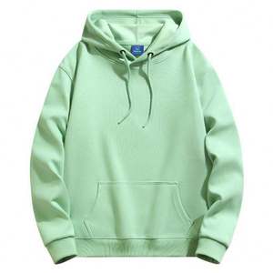 ชุดเซ็ตแทรคสูทผ้าเฟรนช์เทอร์รี่ 450GSM พิมพ์ลายโลโก้แบบพัฟ พร้อมเสื้อฮู้ดครอปตัวสั้น ผ้าฟลีซหนานุ่ม ทรงโอเวอร์ไซส์ สำหรับผู้ชาย - Product Image 3