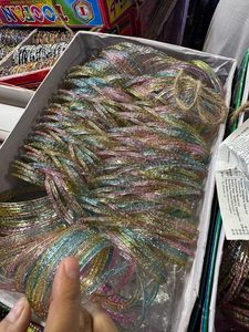 Elegant Peace Design Imitation Pearl High Polished <b>Bangles</b> <b>Set</b> Sparkling Crystal Fancy Trendy Bridal Wedding Party Wear Women - Product Image 3