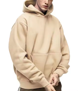 เสื้อฮู้ดดี้ผู้ชายแบบสั่งทำพิเศษ OEM ทรงโอเวอร์ไซส์ ผ้าฟลีซกันหนาว พร้อมลายปักและลายพิมพ์ - Product Image 3