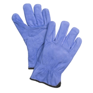 Premium Quality Goat Grain Leather Workwear <b>Gloves</b> CE Certified 11oz Adjustable Wristlet Heavy Duty Construction Abrasion - Product Image 3