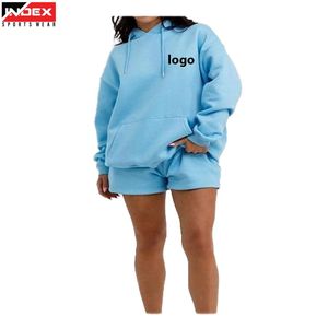 Sudadera con Capucha Oversize para Mujer, Color Sólido, Hombros Caídos, Manga Larga, Tejido de Algodón Transpirable, Ropa de Otoño - Product Image 1