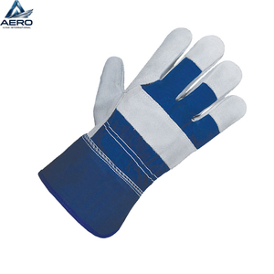 Guantes de Trabajo de Cuero para Hombre, de Piel de Vaca, Resistentes, de Seguridad, para Conductor, Soldador, Mecánico - Product Image 4