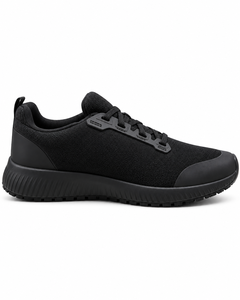 Zapatos de Senderismo Ligeros de Malla Negra con Cordones para Hombre, Zapatillas Transpirables para Caminar con Suela de Goma, Amortiguadoras, para Verano, Primavera y Otoño - Product Image 6