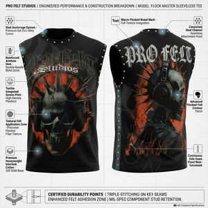 Custom Heavy Weight Fashionable Style Sleeveless Tank Top Punk Rock Streetwear Summer Casual Fashion Fitness T Shirts Men's - Product Image 3