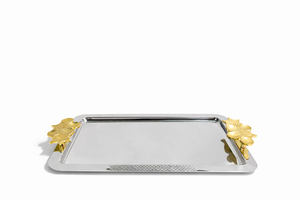 Modern Contemporary Round Stainless Steel Serving Tray Eco-Friendly Party Display Dish for Home Decor - Product Image 3