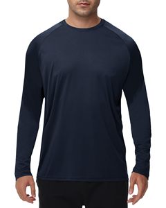 T-shirt de fitness à manches longues pour hommes, vente en gros, compression, entraînement, jogging, gym - Product Image 3