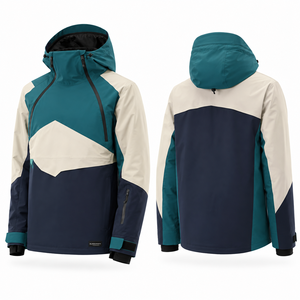Chaqueta de Invierno con Capucha para Hombre, Cálida, Impermeable, Transpirable, Antidesgarro, Anti-UV, de Secado Rápido, Ideal para Esquí - Product Image 1