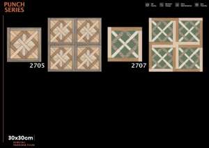 Dalles de stationnement numériques extérieures haute résistance en céramique mate 300x300mm 30x30cm 12x12 pouces pour allées à usage intensif - Product Image 3