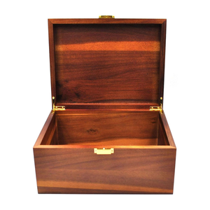 Wooden Jewelry <b>Storage</b> <b>Box</b> Hinged <b>Lid</b> Natural Craft Gifts Decorative Stash <b>Box</b> by blossom craft india - Product Image 2