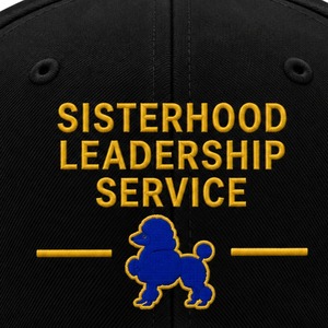 หมวกเบสบอลแบบ Snapback สำหรับผู้หญิง Sigma Gamma Rho ปักโลโก้ชมรมกรีกแบบกำหนดเอง ปรับขนาดได้ ปีกหมวกแบน สไตล์ลำลอง ขายส่ง - Product Image 6