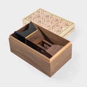 Handmade Wooden <b>Incense</b> Burner with Aromatic Diffuser and Decorative <b>Box</b> Sandalwood Religious Use All-Season Ramadan Eid - Product Image 4