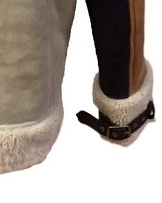 Luxury Genuine Leather <b>Shearling</b> <b>Jacket</b> <b>Men</b> Premium Sheepskin Fur Aviator Winter Coat Warm Stylish Outerwear Fit - Product Image 5