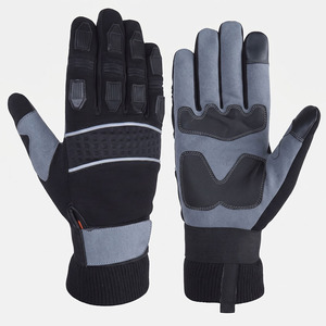 Gants de sécurité Amara en cuir synthétique résistant, antistatiques, antidérapants, résistants aux chocs et à la chaleur, enduits de caoutchouc latex pour la construction - Product Image 2