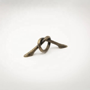 Classic Brass Novelty Shape Furniture Handle <b>Gold</b> Finished Stylish Design Durable Hardware <b>Drawer</b> <b>Pull</b> Home Office Hotel - Product Image 2