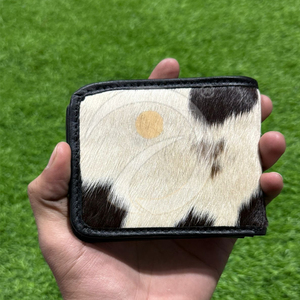 Top Selling Genuine Fur Leather <b>Wallet</b> Mens <b>Compact</b> Cowhide Card Holder Handmade Premium Craftsmanship - Product Image 5