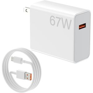 Nuevo <span class=keywords><strong>Cargador</strong></span> Turbo Rápido de 67W para <span class=keywords><strong>Xiaomi</strong></span> <span class=keywords><strong>Mi</strong></span> 17 15 14 13 12 14t 12t 12s 10 Pro <span class=keywords><strong>Lite</strong></span>, para Redmi, para Black Shark 3 4 5 Pro - Product Image 1