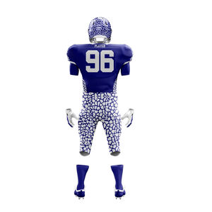 Uniformes de football américain personnalisés imprimés en gros, respirants, 100% polyester, manches longues, design unique, nom de l'équipe, grandes tailles - Product Image 5