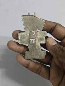 Colgante de Letra Unisex de Plata 925 con Baño de Rodio de Alta Gama, Estilo Hip Hop, con Moissanita VVS, Diseño Iced Out, de Moda - Product Image 2