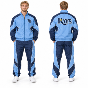 Conjuntos de Ropa Deportiva para Hombre, Chaqueta Cortavientos y Pantalones Coordinados, Estilo Casual para Fin de Semana, Gimnasio y Deportes - Product Image 2