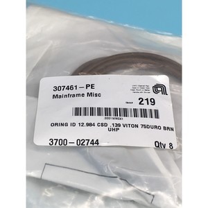 8 AMAT 3700-02744 Oring ID 12.984 CSD .139 - Equipo y Piezas de Semiconductores de Confianza de Marca Global Legacy - Product Image 1
