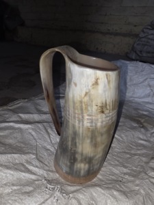 Mug en corne naturelle style américain, fait main, écologique, compatible lave-vaisselle, pour bière, vin, café - Fournisseur en gros - Product Image 5