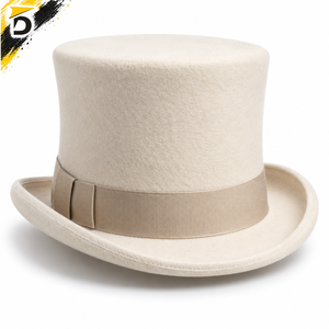 Chapeau haut de forme à structure structurée, coupe confortable et finition élégante pour les mariages, les fêtes, les cérémonies et les rassemblements formels - Product Image 5