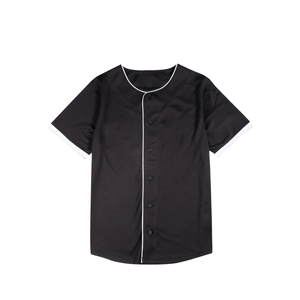 Camiseta de Béisbol Personalizada al por Mayor con Botones al Frente, Precio Económico, Último Diseño, Fabricante de Camisetas de Béisbol de Poliéster en Pakistán - Product Image 1