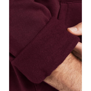 Sajjawal Zipper-Up Hooded Regular Fit 100% Cotton Fleece 400g Heavyweight Solid Eco-Friendly Breathable Windproof <b>Waterproof</b> - Product Image 4