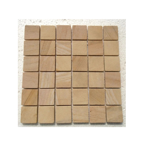 Dalles et carreaux en pierre naturelle de teck jaune durable pour l'architecture de style patrimonial - Product Image 4