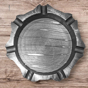 High Quality Damascus Steel <b>Ashtray</b> Handmade Metal Smoking Tray Heat Resistant Durable and Stylish Design - Product Image 5