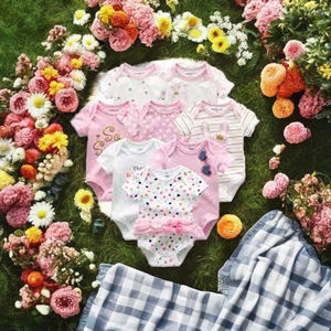 Paquete de 3 Mamelucos Unisex de Bambú Orgánico y Spandex para Bebé, Colores Arcoíris, Estilo Casual de Primavera, Cierre de Cremallera - Product Image 4