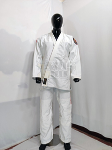 Kimono de Jiu-Jitsu Brésilien (BJJ) sur mesure 100% coton - Tissu durable et respirant en maille perlée 450 GSM, pantalon Ripstop 10 OZ - Product Image 4