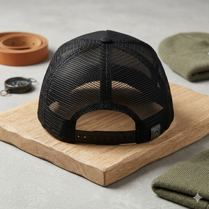 Casquette de sport en toile structurée à 5 panneaux avec logo personnalisé fermeture à boucle en métal casquette d'extérieur adulte unisexe - Product Image 4