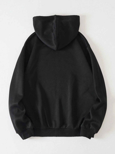 Sweat à capuche zippé intégral pour homme, motif crâne squelette, orné de strass et cristaux scintillants, personnalisable avec logo, 100% polyester, hiver - Product Image 2