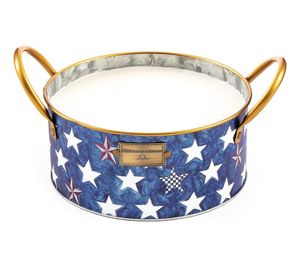 American Style Metal Buckets <b>Vase</b> <b>Set</b> of <b>3</b> Galvanized in Star Pattern Collection for Indoor and Outdoor - Product Image 6