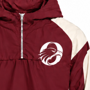 Mens <b>Burgundy</b> Neutral Nylon Quarter Zip Hoodie <b>Shorts</b> Set Two Tone Lightweight Athletic Gym Training Running Sportswear - Product Image 5