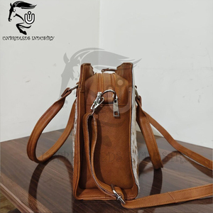 Bolso Tote de Cuero Genuino Vintage, Piel de Vaca Marrón, Hecho a Mano, Estilo Occidental, Moda, Alta Calidad, Logotipo Personalizado - Product Image 1