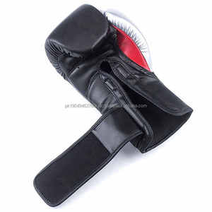Meilleur prix gants d'entraînement de Muaythai professionnels gants de boxe personnalisés en cuir de vachette imperméable/PU extérieur - Product Image 5