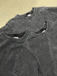 2026 New High Street Style Summer Cotton Acid Wash Vintage <b>Distressed</b> T-shirts Hip Hop Punk Crop <b>Tops</b> for Women - Product Image 4